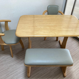 商談中　Japan made  竹田家具　伸長式ダイニングテーブ...