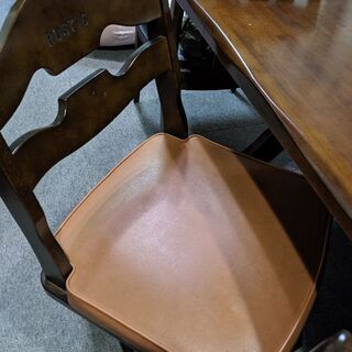 カリモク　テーブルセットの画像