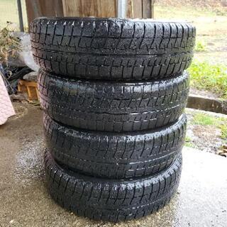 問い合わせ多数のため受付ストップします　アルミスタッドレスセット...