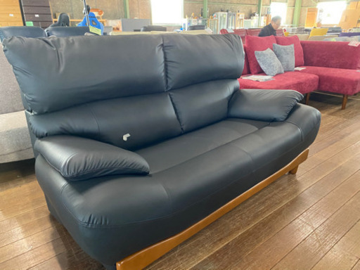 展示現品　2Pソファー　ブラック