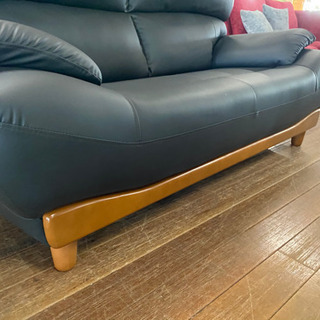 展示現品 2Pソファー ブラック