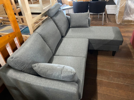 カウチソファー　1台限り　布製　39800円ヲ14800円