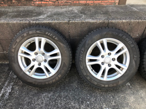 ※お取引き中※スタッドレス付アルミホイール 195/65-15 ノア ボクシー
