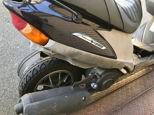 スズキ　アドレスV125G 4st車　実働車スクーター（仕上げベース・部品取り用・書類付）写真・動画アリ