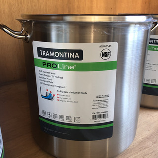 TRAMONTINA(トラモンティーナ) 寸胴鍋 36L蓋付き ...