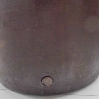 和風 アンティーク 醤油壺 壺 容器 直径36x高さ44cm ガーデニング インテリア 苫小牧西店の画像