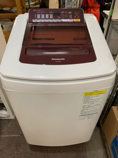 Panasonic 洗濯乾燥機　NA-FW80S1  8kg/4.5kg
