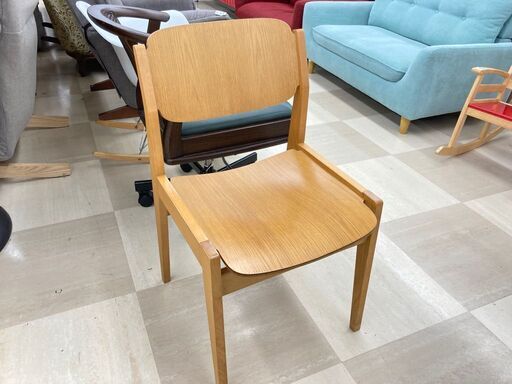 天童木工 図書館イス 水之江忠臣デザイン S-0507NA-NT