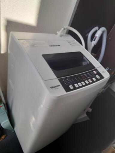 中古洗濯機　売ります　ハイセンス5.5Kg　2016年製　取りに来てもらえる方