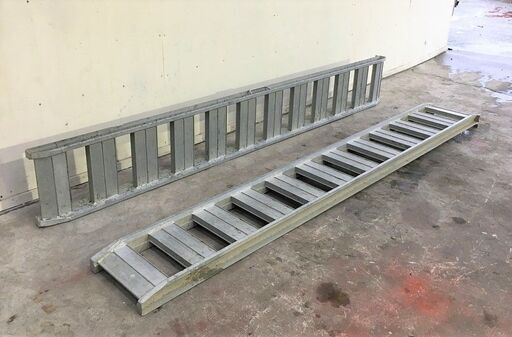 【SOLD OUT】【引き取り限定】 三菱アルミブリッジ 2.7ｍ 270ｃｍ ２本セット 有効幅30ｃｍ