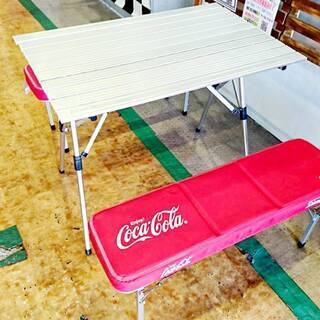 コールマン×コカ・コーラ アルミピクニックベンチセット
