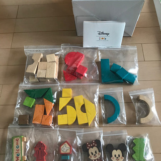バンダイ　知育　積み木ディズニー　Disney Kidea&block の画像