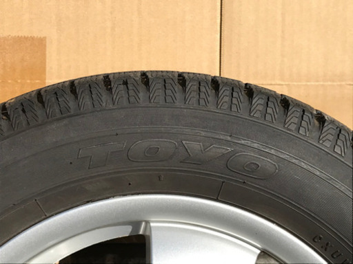 【引取り希望】アルミホイール付　スタッドレスタイヤ