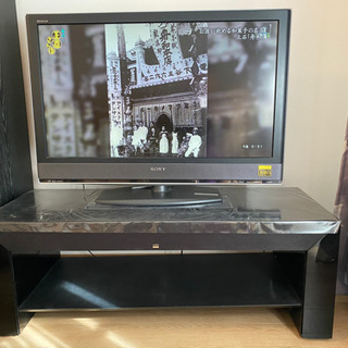 【受渡済】【値下げ】ONKYOテレビ台ピアノブラック仕上げ★スピーカー内蔵5.1chホームシアターセット★の画像