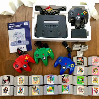 Nintendo64 本体 カセット18点 他 セット