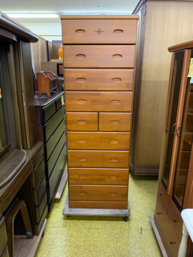 タンス 幅60cm 背高スリム 高173.5cm