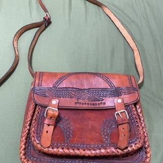 メキシコで買った革のバッグ