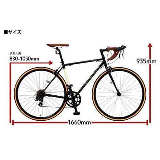 【新品未使用】CANOVER 700×25c ロードバイク　クロモリフレーム