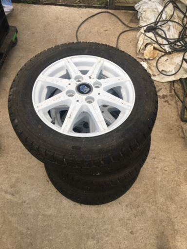 軽自動車用スタンドレスアルミホイール付きタイヤ155/65/R13