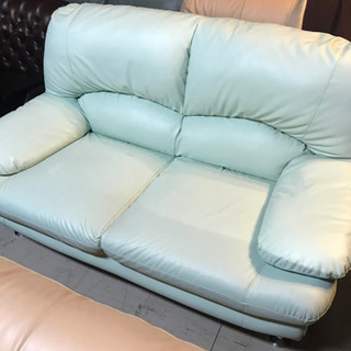 JF01302 ソファ2人がけ ミントグリーン - 家具 JF01302 ソファ2人がけ ミントグリーン - 家具