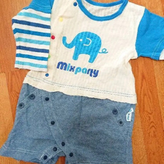 ぞうさん　ロンパース　80