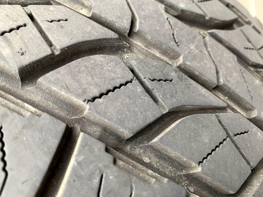 タイヤ YOKOHAMA ヨコハマ ジオランダー AT-S 225/80R15 8分山 ホイール POWER VOLK 4本セット 中