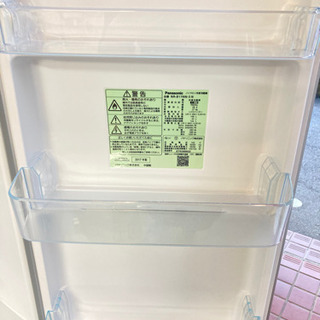 M 11-618 冷蔵庫 パナソニック NR-B179W 2ドア グレー Panasonic 2017年式の画像