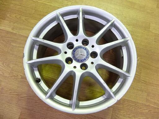 純正アルミ 7.0J 17インチ 5H ET 49 PCD 112 BORBET メルセデス ベンツ Bクラスに！ 4本セット 純正　ホイール  ☆ PayPay(ペイペイ)決済可能 ☆ 札幌市 清田区 平岡