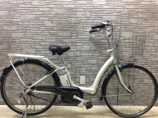 東京23区配達無料　新基準　ヤマハ　ラフィーニ　8.1Ah リチウム 電動自転車☆中古☆BS ■26インチ