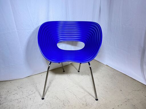 vitra ヴィトラ Tom Vac トムバック チェア ブルー 青 ロン・アラッド 中古品①