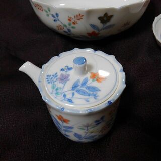 有田焼/醤油差し/西山/漬物皿/取皿セット新品の画像