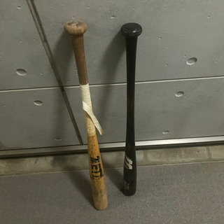 木製バット　2本の画像