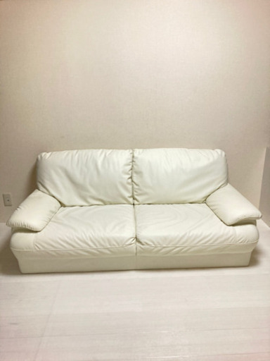 【取引中】ひび割れ見つけたので値下げ！ ソファ