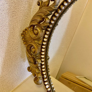 アンティークミラー　鏡の画像