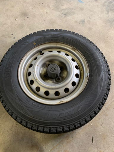 訳あり　値下げして再出品　ダンロップスタッドレス165R13 6PR 4本セット