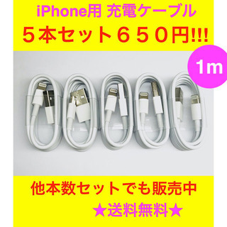 grt51 iPhone 充電ケーブル  1m  純正同等品質