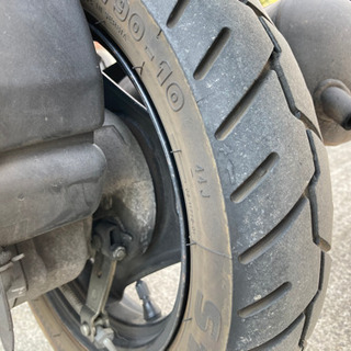 スズキ レッツ4 黒 自賠責8月までの画像