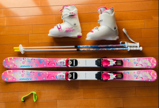 子供用 スキーセット スキー板、ブーツ、ストック