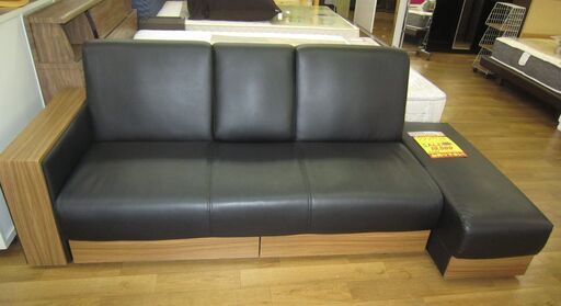 R061 NITORI ソファベッド、引き出し付き 良品