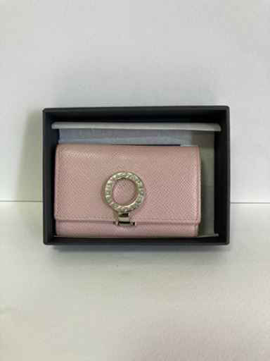 【正規品】BVLGARI ブルガリ キーケース レザー ピンク キーリング 6連
