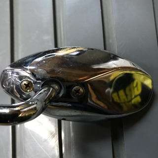 バイク カスタム メッキミラー ミニミラー 10mm 左右セットの画像