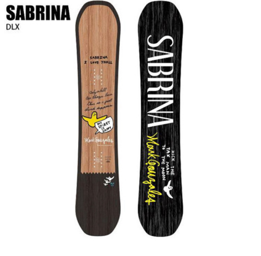 SABRINA × Marc Gonzalez スノーボード 新品 Wax永久無料！