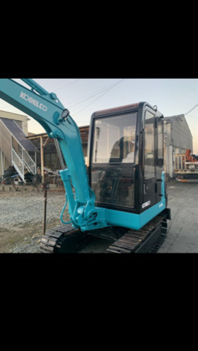 コベルコ　ミニユンボ  0.15バックホー　ショベル　キャビン付　SK024