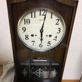 セイコー 1ヶ月 巻掛時計 昭和 レトロ ディスプレイ SEIK...
