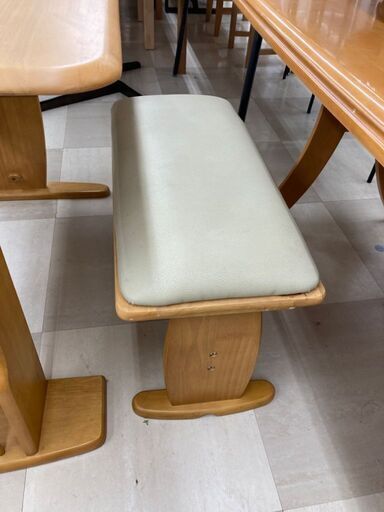 上久商店 片バタ式ベンチダイニング4点セット 上久商店 片バタ式ベンチダイニング4点セット