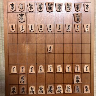 【将棋盤足付き、駒セット】