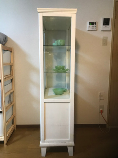 アンティーク調／キャビネット※写真の食器別売