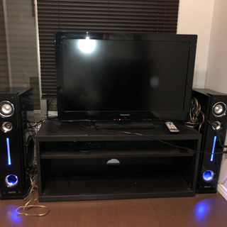 パナソニック32型　テレビ台スピーカーセット