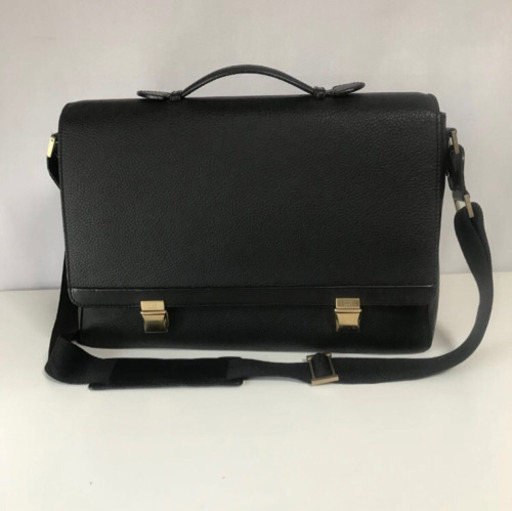 ダンヒル フラップ式 牛革 2WAY ショルダーバッグ