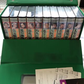 【ＶＨＳ】【美品一部未使用】藤山寛美 「特選十快笑」１０本セット